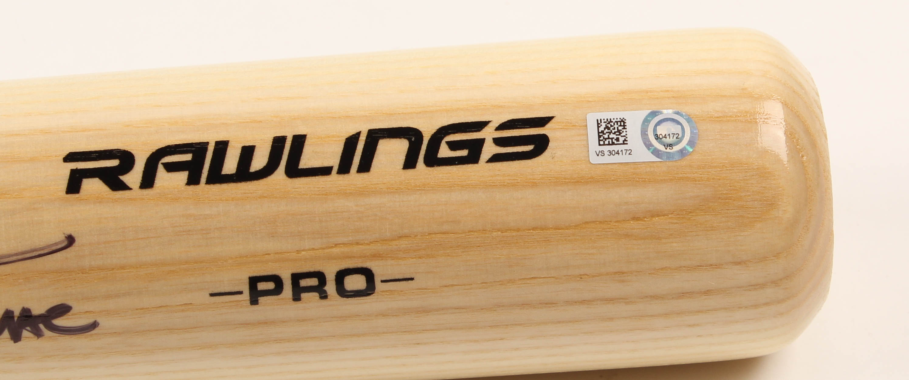 Mark McGwire Signed Rawlings Pro Baseball Bat Inscribed "Big Mac" (MLB Hologram) at PristineAuction.com Mark McGwire Signed Rawlings Pro Baseball Bat Inscribed "Big Mac" (MLB Hologram) at PristineAuction.com