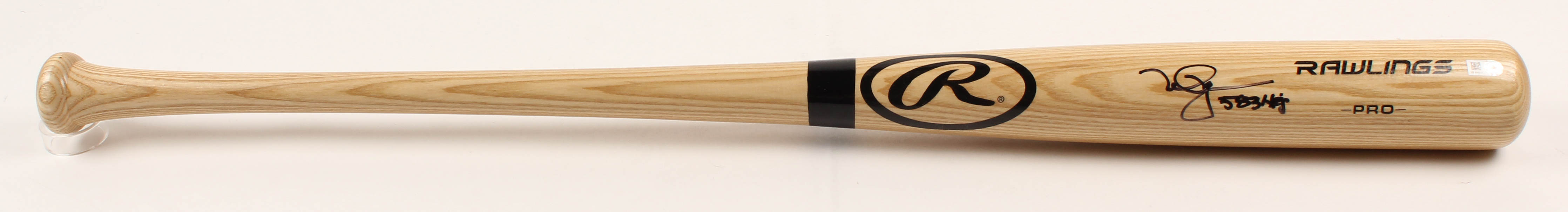 Mark McGwire Signed Rawlings Pro Baseball Bat Inscribed "583 HR's" (MLB Hologram) at PristineAuction.com Mark McGwire Signed Rawlings Pro Baseball Bat Inscribed "583 HR's" (MLB Hologram) at PristineAuction.com