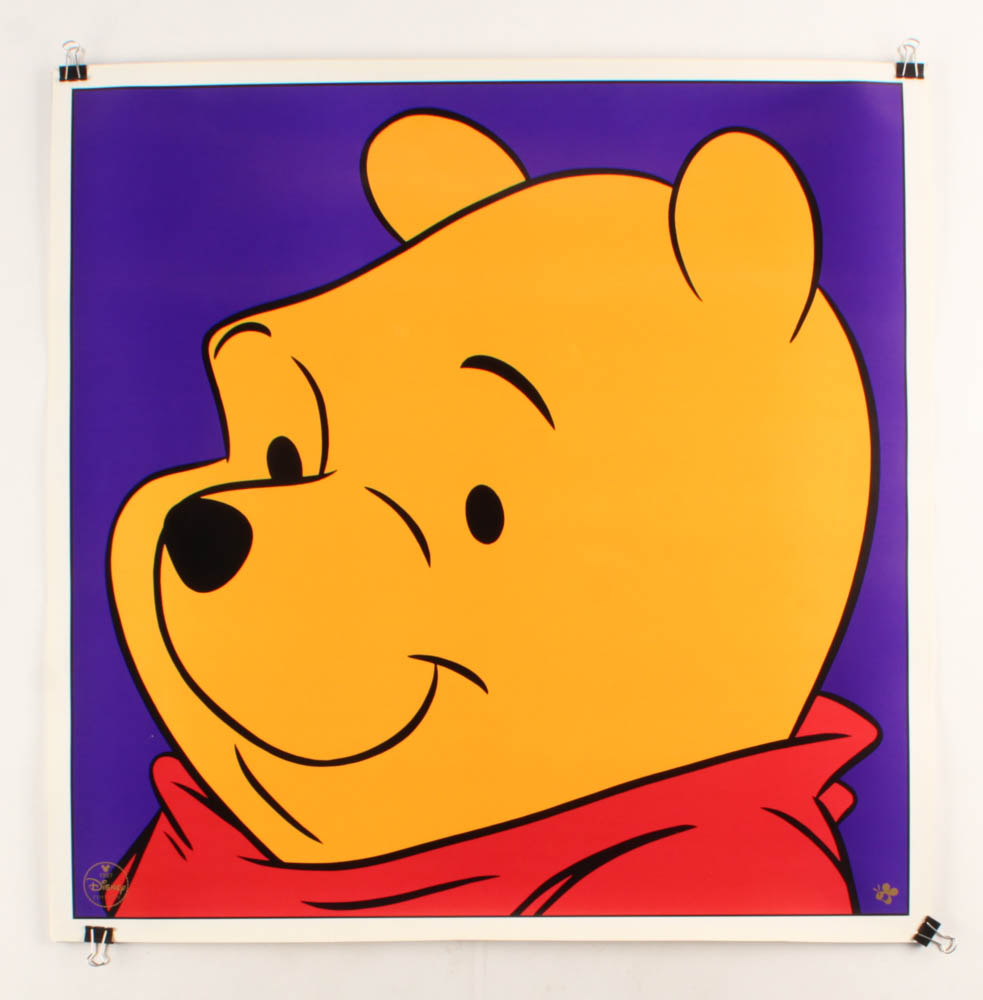 Lot of (3) 1997 Walt Disney LE 23.5x23.5 Lithographs with Winnie The Pooh, Tigger, & Genie at PristineAuction.com Lot of (3) 1997 Walt Disney LE 23.5x23.5 Lithographs with Winnie The Pooh, Tigger, & Genie at PristineAuction.com