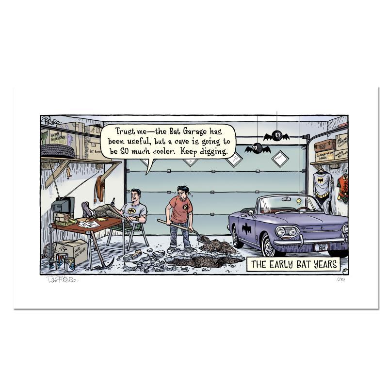 Bizarro "Early Batman" LE 8x15 Giclee on Paper by Dan Piraro (Artova) at PristineAuction.com Bizarro "Early Batman" LE 8x15 Giclee on Paper by Dan Piraro (Artova) at PristineAuction.com