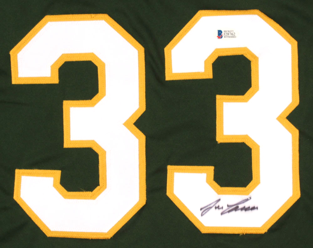 Jose Canseco Signed Jersey (Beckett Hologram) at PristineAuction.com Jose Canseco Signed Jersey (Beckett Hologram) at PristineAuction.com