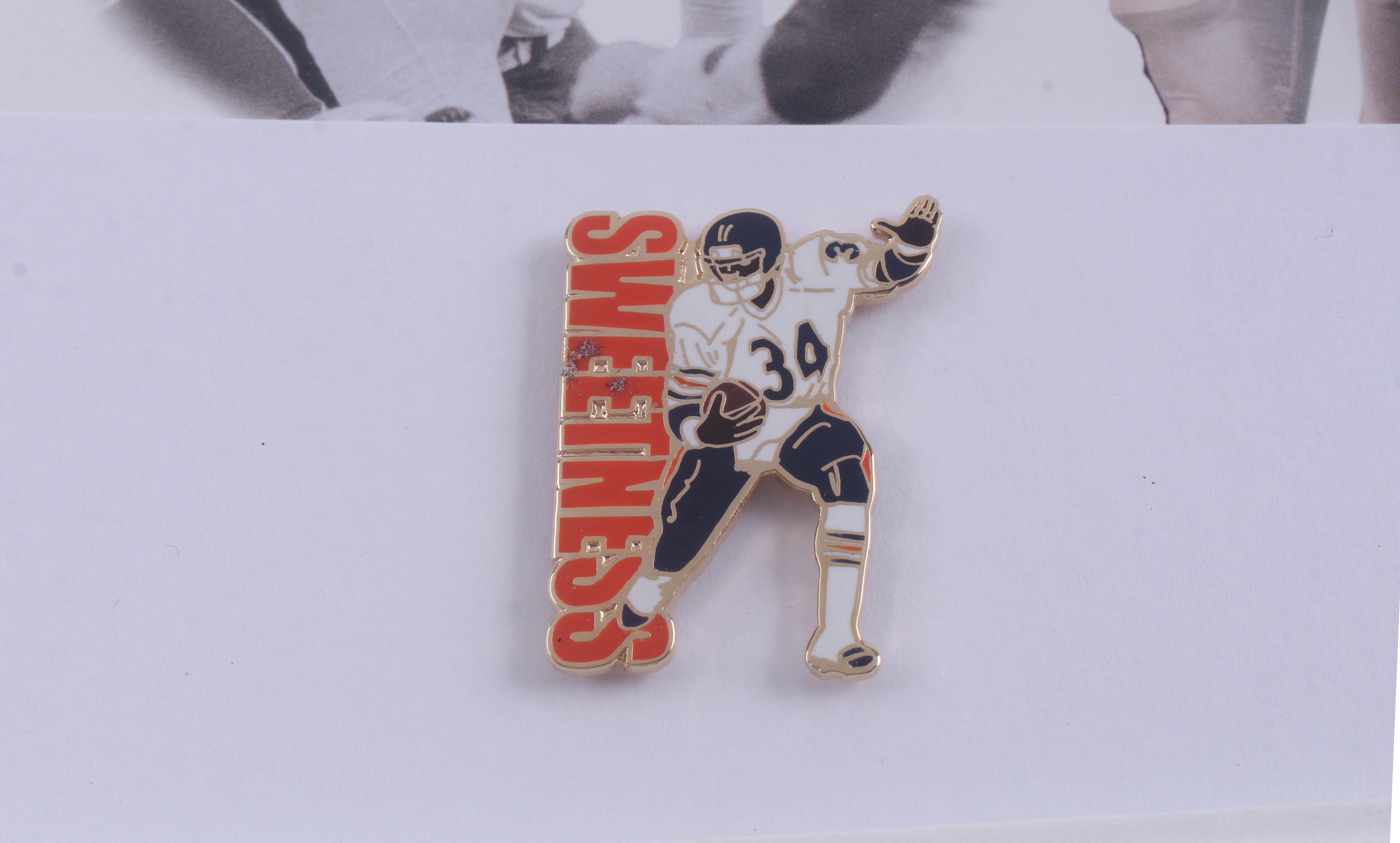 Walter Payton Signed Bears "A Legend Among Us" 13.5x16.5 Custom Framed Print Display Inscribed "Sweetness" & "16,726" with Payton Pin (PSA LOA) at PristineAuction.com Walter Payton Signed Bears "A Legend Among Us" 13.5x16.5 Custom Framed Print Display Inscribed "Sweetness" & "16,726" with Payton Pin (PSA LOA) at PristineAuction.com