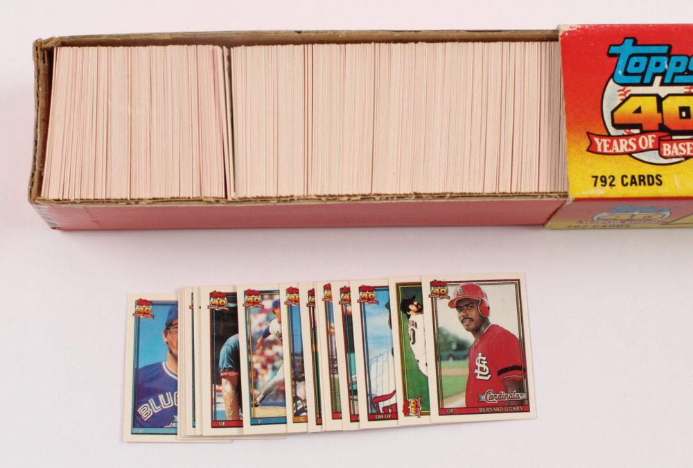 1991 Topps Micro Complete Set of (792) Baseball Cards with 1 Nolan