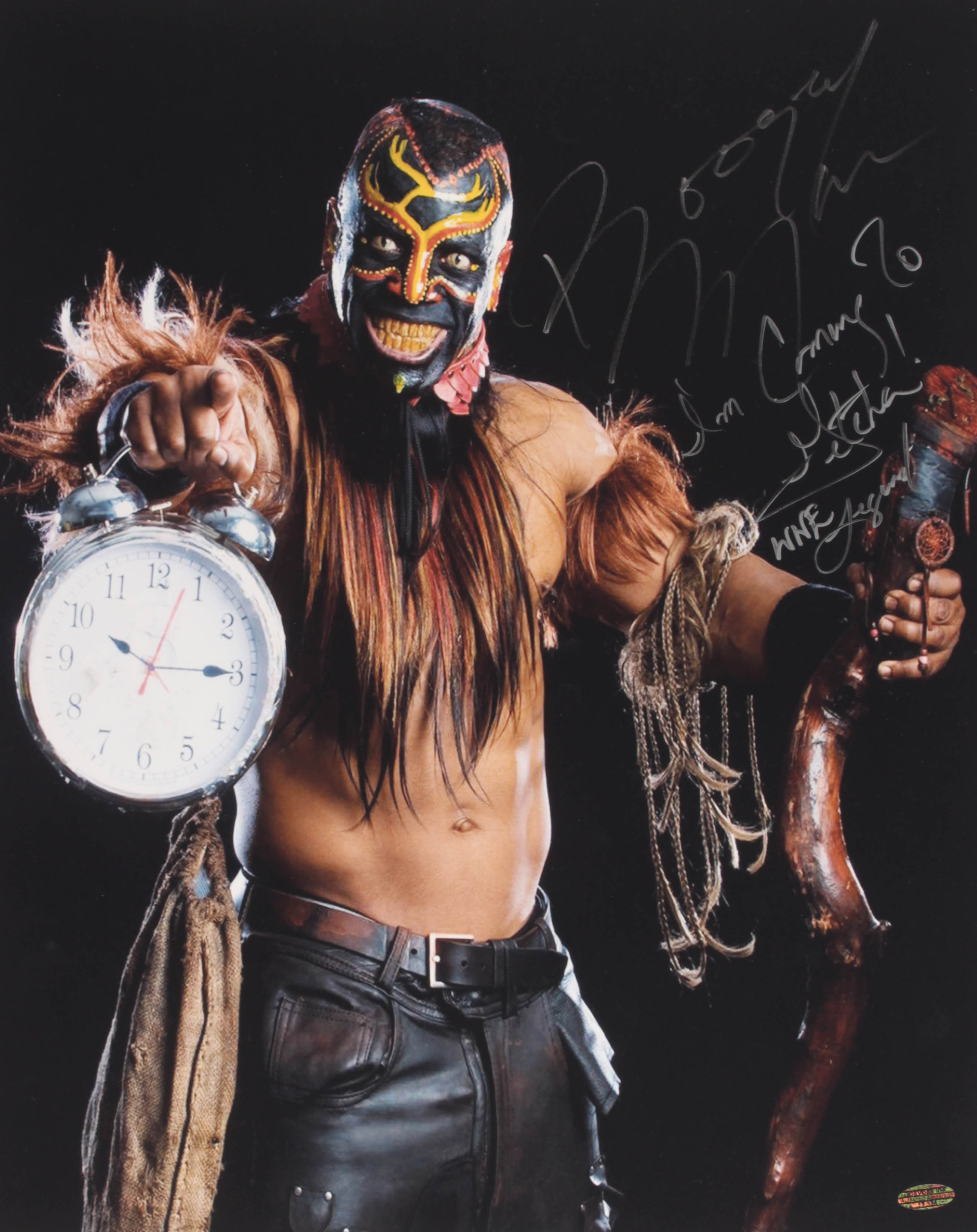The Boogeyman Signed WWE 16x20 Photo Inscribed "I'm Coming To Getcha" & "WWE" (Playball Ink Hologram) at PristineAuction.com The Boogeyman Signed WWE 16x20 Photo Inscribed "I'm Coming To Getcha" & "WWE" (Playball Ink Hologram) at PristineAuction.com