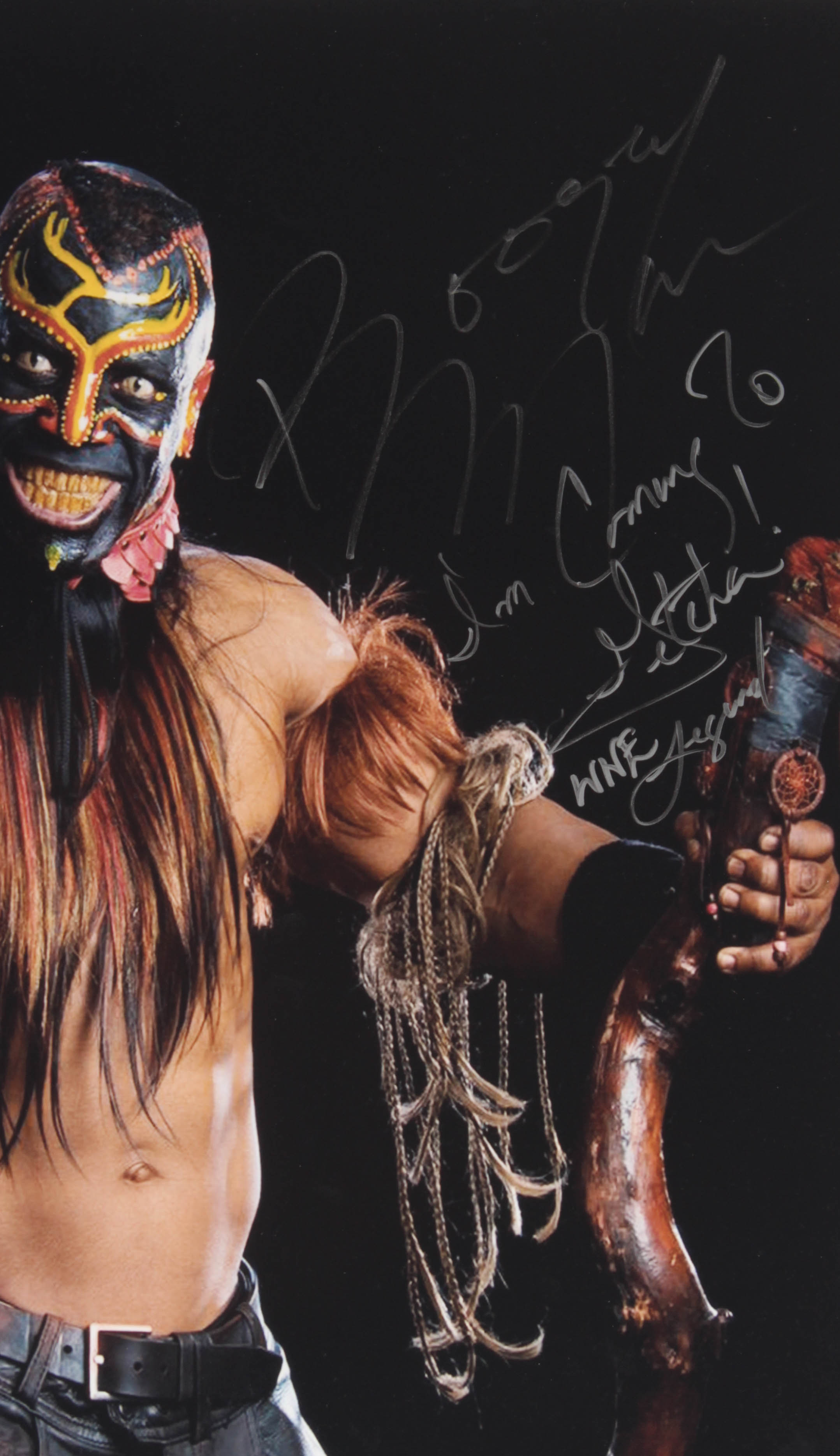 The Boogeyman Signed WWE 16x20 Photo Inscribed "I'm Coming To Getcha" & "WWE" (Playball Ink Hologram) at PristineAuction.com The Boogeyman Signed WWE 16x20 Photo Inscribed "I'm Coming To Getcha" & "WWE" (Playball Ink Hologram) at PristineAuction.com