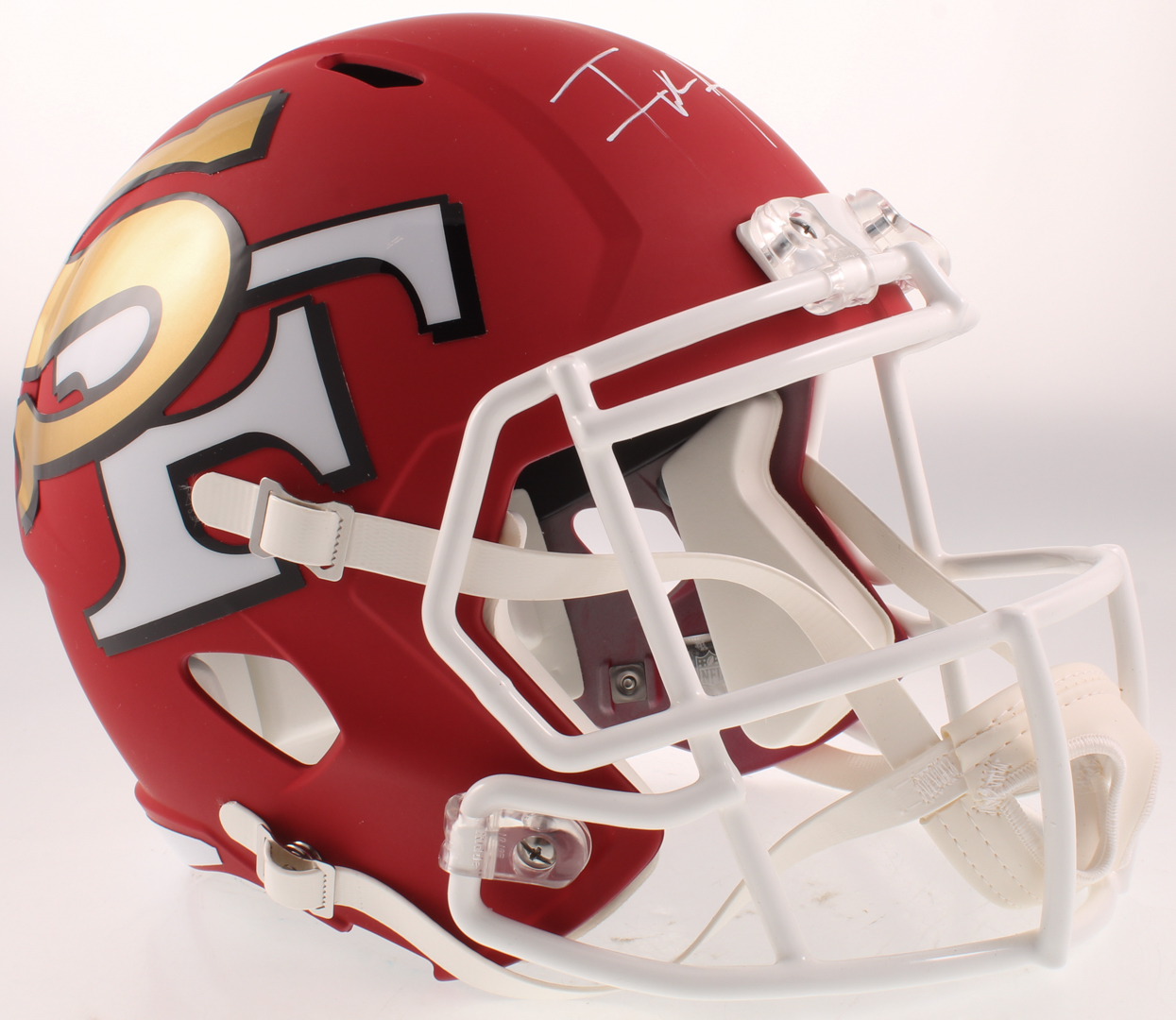 Frank Gore Signed 49ers AMP Alternate Full-Size Speed Helmet (JSA COA) at PristineAuction.com Frank Gore Signed 49ers AMP Alternate Full-Size Speed Helmet (JSA COA) at PristineAuction.com