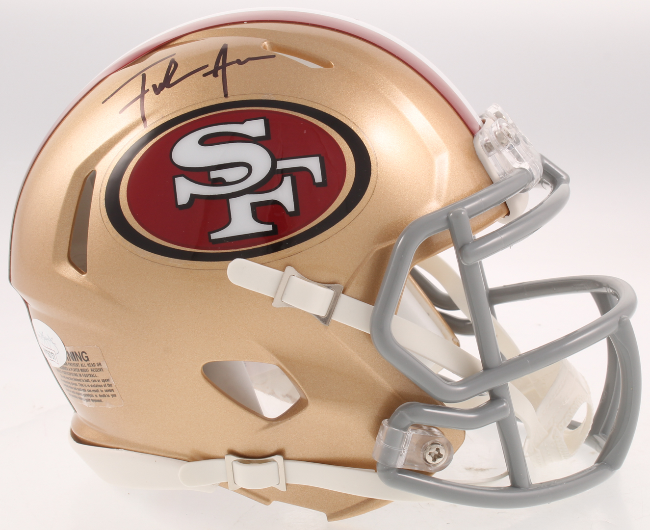 Frank Gore Signed 49ers Speed Mini Helmet (JSA COA) at PristineAuction.com Frank Gore Signed 49ers Speed Mini Helmet (JSA COA) at PristineAuction.com
