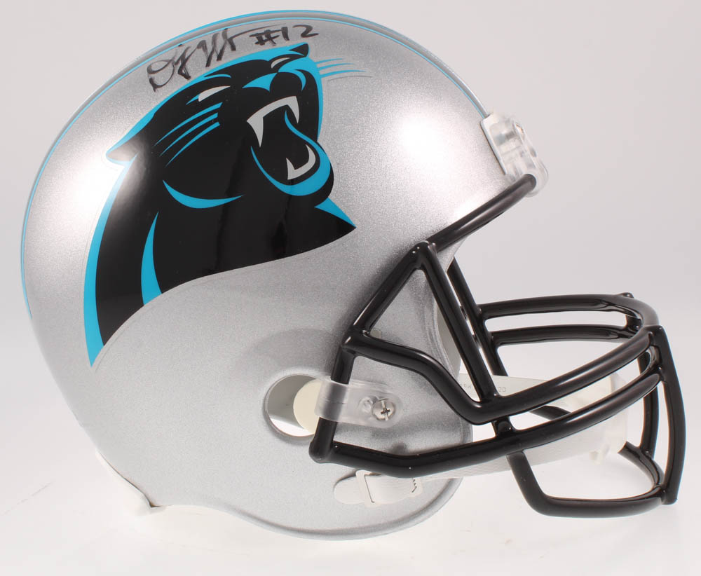 D. J. Moore Signed Panthers Full-Size Speed Helmet (Beckett COA) at PristineAuction.com D. J. Moore Signed Panthers Full-Size Speed Helmet (Beckett COA) at PristineAuction.com