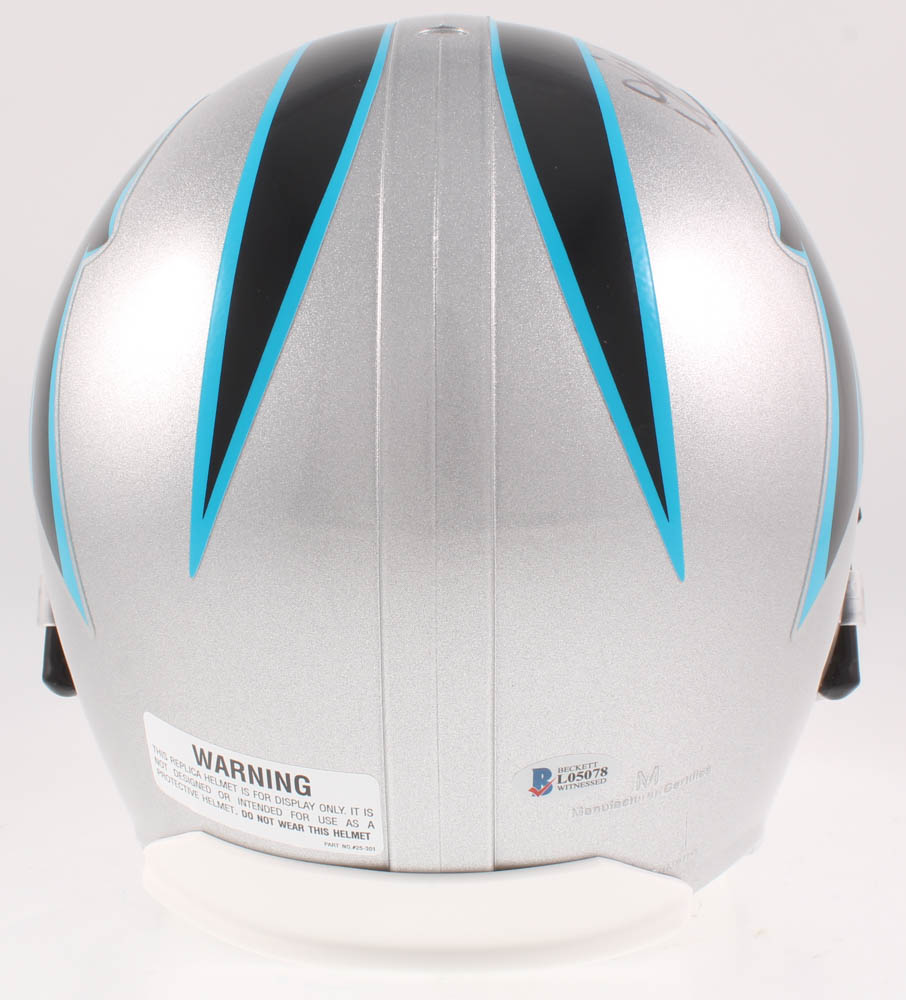 D. J. Moore Signed Panthers Full-Size Speed Helmet (Beckett COA) at PristineAuction.com D. J. Moore Signed Panthers Full-Size Speed Helmet (Beckett COA) at PristineAuction.com