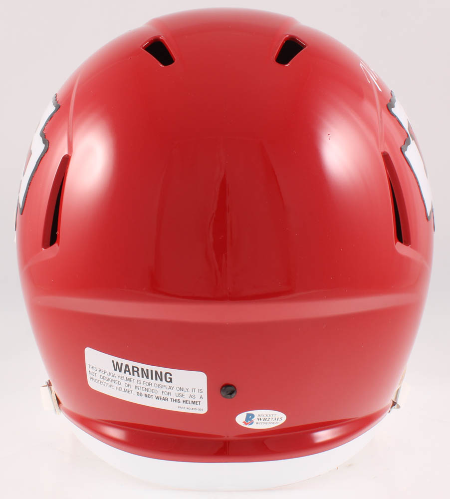 Mecole Hardman Signed Chiefs Full-Size Speed Helmet Inscribed "SB LIV Champs" (Beckett COA) at PristineAuction.com Mecole Hardman Signed Chiefs Full-Size Speed Helmet Inscribed "SB LIV Champs" (Beckett COA) at PristineAuction.com