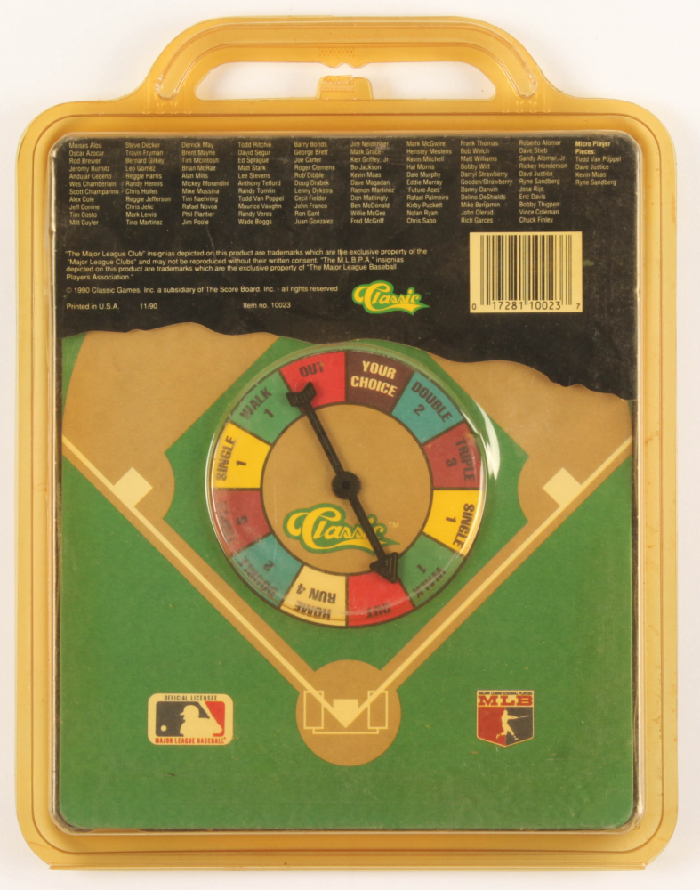 Vintage 1991 Classic Major League Baseball Trivia Board Game Pristine