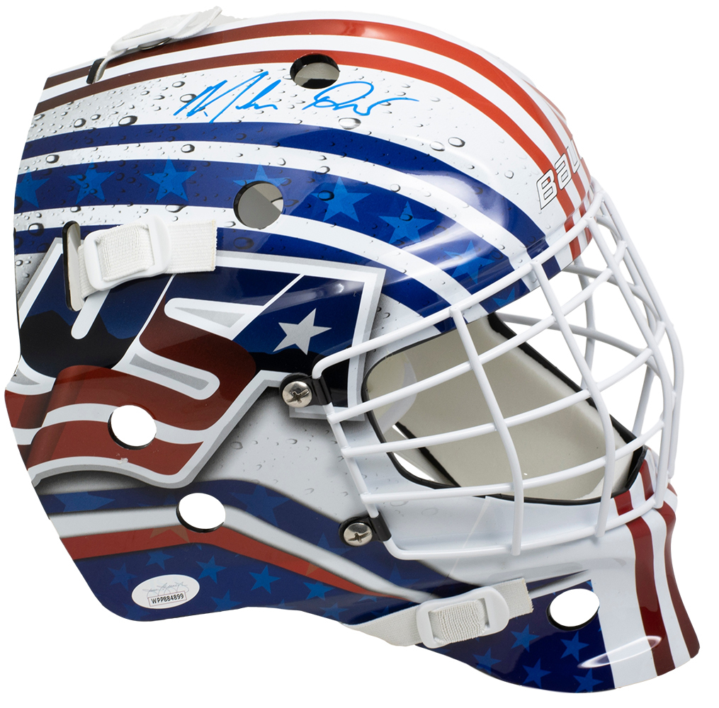 Mike Richter Signed Team USA Full-Size Goalie Mask (JSA COA) at PristineAuction.com Mike Richter Signed Team USA Full-Size Goalie Mask (JSA COA) at PristineAuction.com