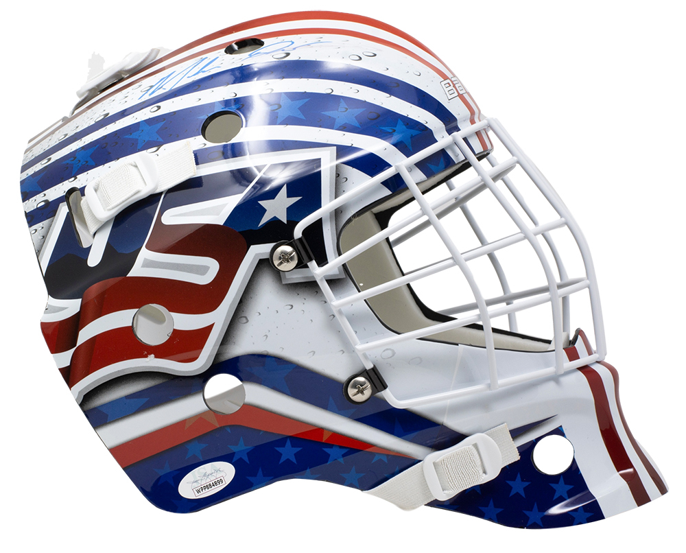 Mike Richter Signed Team USA Full-Size Goalie Mask (JSA COA) at PristineAuction.com Mike Richter Signed Team USA Full-Size Goalie Mask (JSA COA) at PristineAuction.com