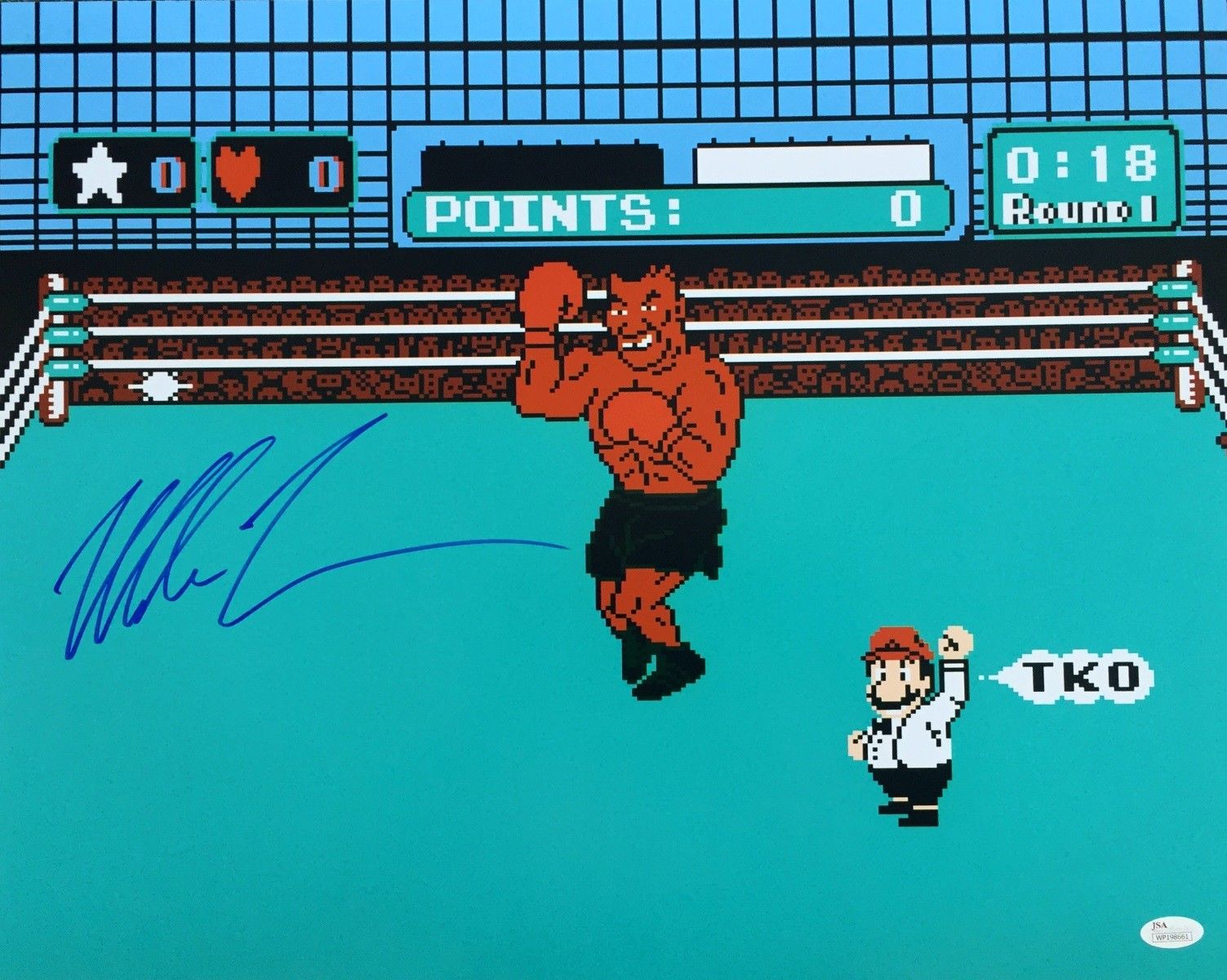Mike Tyson Signed "Punch-Out!!" 16x20 Photo (JSA COA) at PristineAuction.com Mike Tyson Signed "Punch-Out!!" 16x20 Photo (JSA COA) at PristineAuction.com