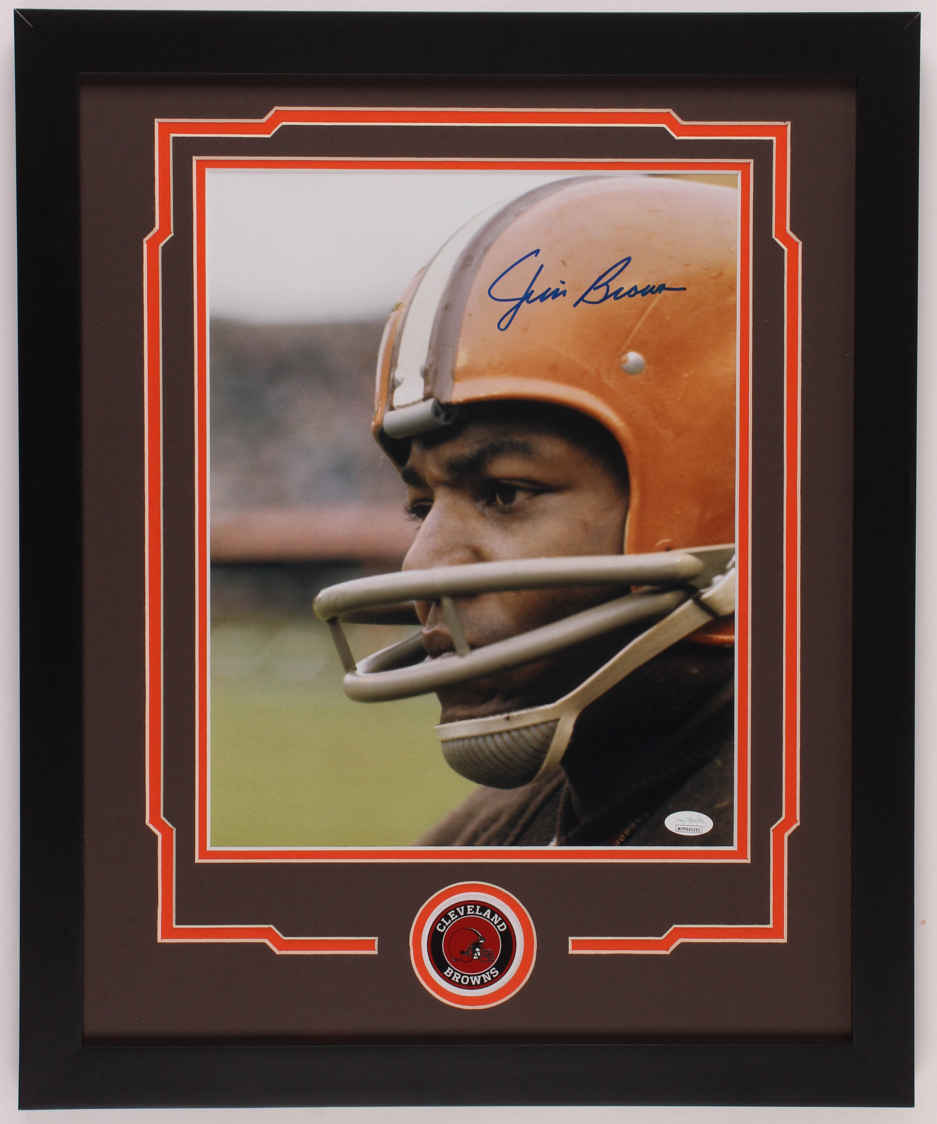 Jim Brown Signed Browns 18x22 Custom Framed Photo Display (JSA COA) at PristineAuction.com Jim Brown Signed Browns 18x22 Custom Framed Photo Display (JSA COA) at PristineAuction.com
