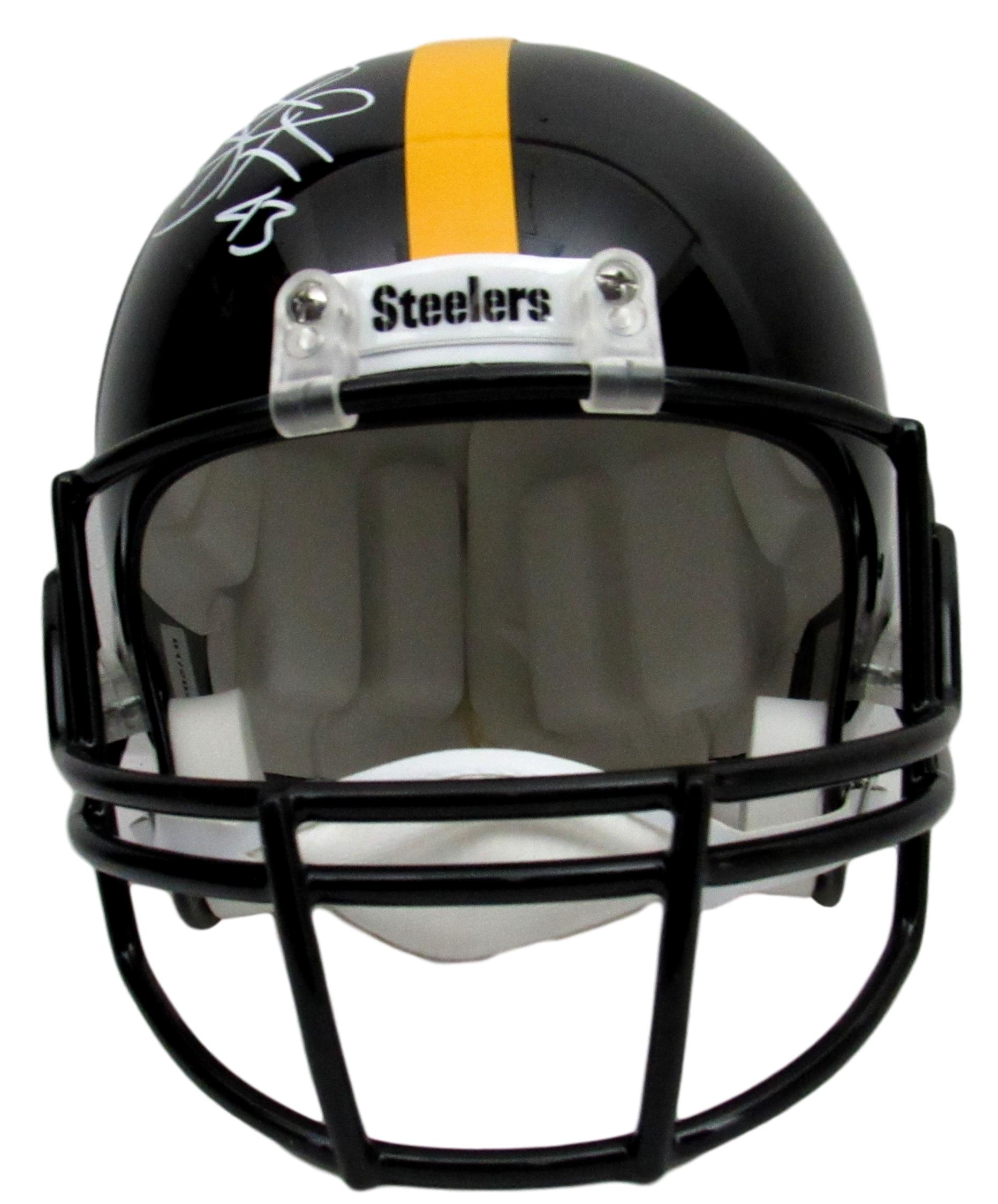 Troy Polamalu Signed Steelers Full-Size Helmet (Beckett COA) at PristineAuction.com Troy Polamalu Signed Steelers Full-Size Helmet (Beckett COA) at PristineAuction.com
