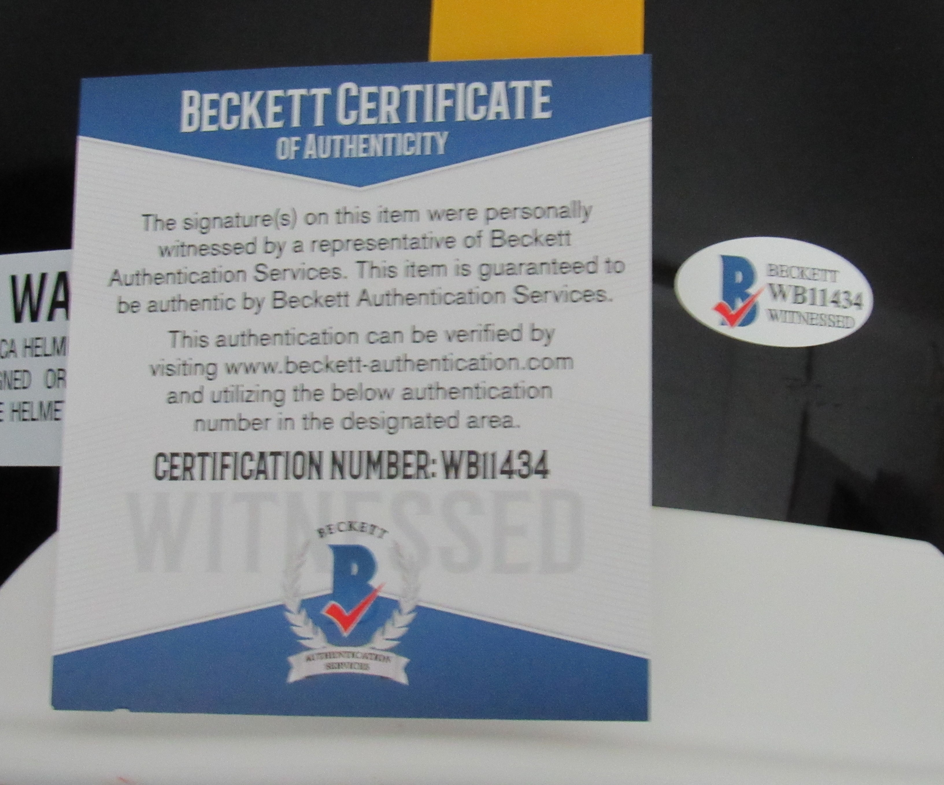 Troy Polamalu Signed Steelers Full-Size Helmet (Beckett COA) at PristineAuction.com Troy Polamalu Signed Steelers Full-Size Helmet (Beckett COA) at PristineAuction.com