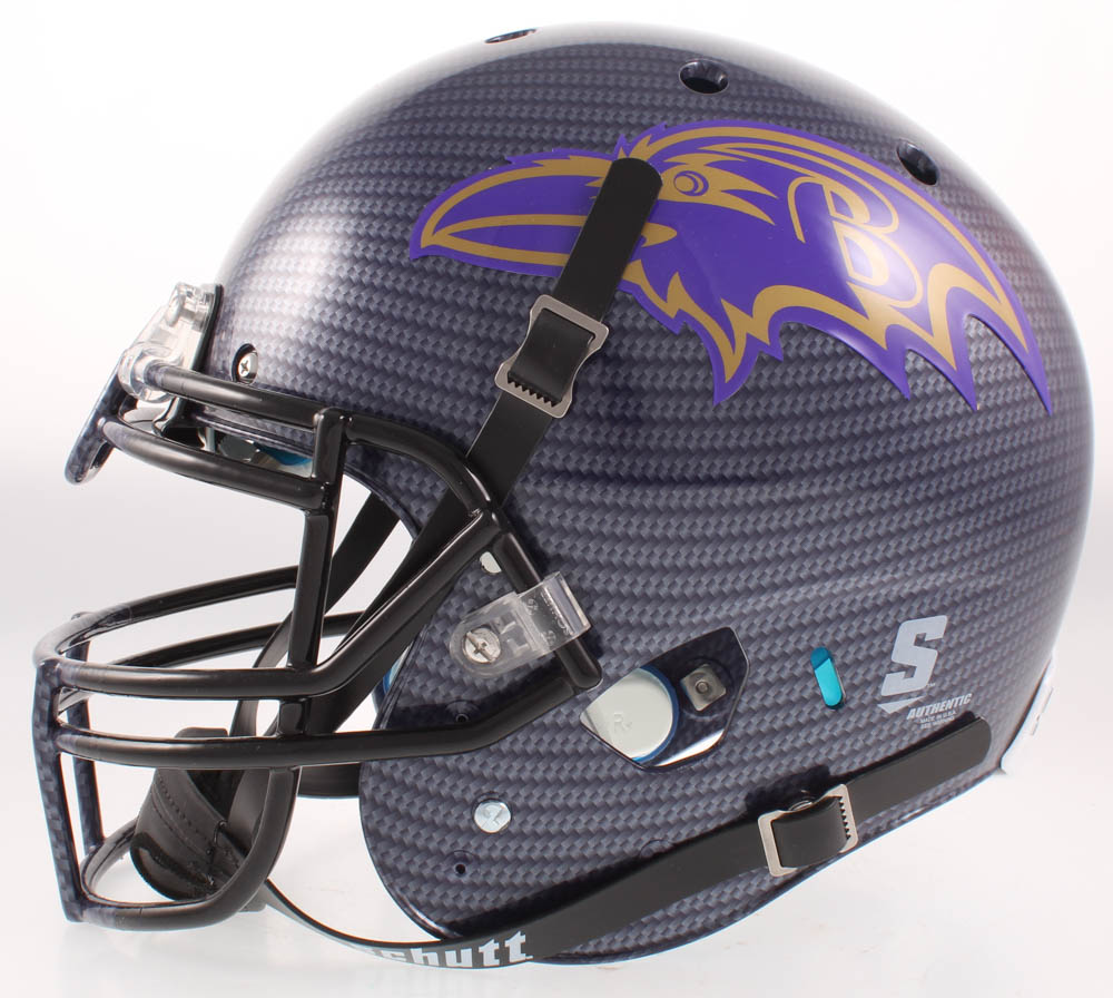 Ed Reed Signed Ravens Full-Size Authentic On-Field Hydro-Dipped Helmet (Beckett COA) at PristineAuction.com Ed Reed Signed Ravens Full-Size Authentic On-Field Hydro-Dipped Helmet (Beckett COA) at PristineAuction.com