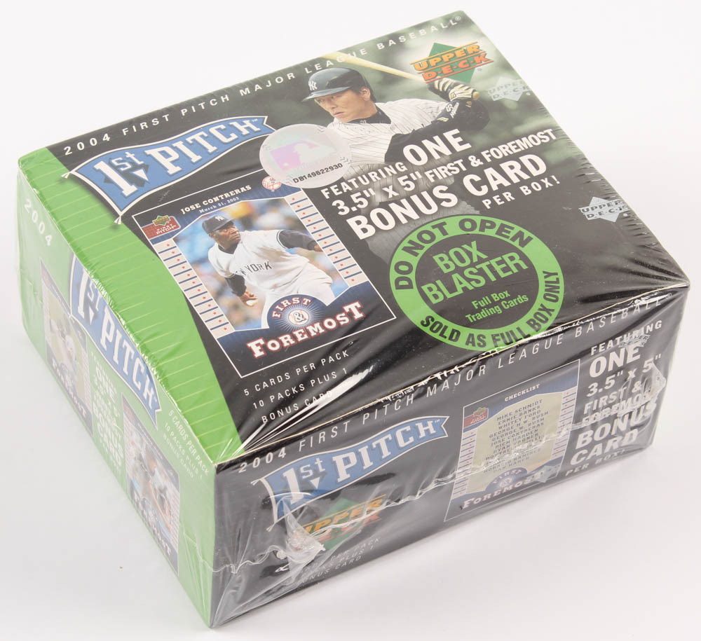 2004 Upper Deck First Pitch Baseball Box of (36) Packs at PristineAuction.com 2004 Upper Deck First Pitch Baseball Box of (36) Packs at PristineAuction.com