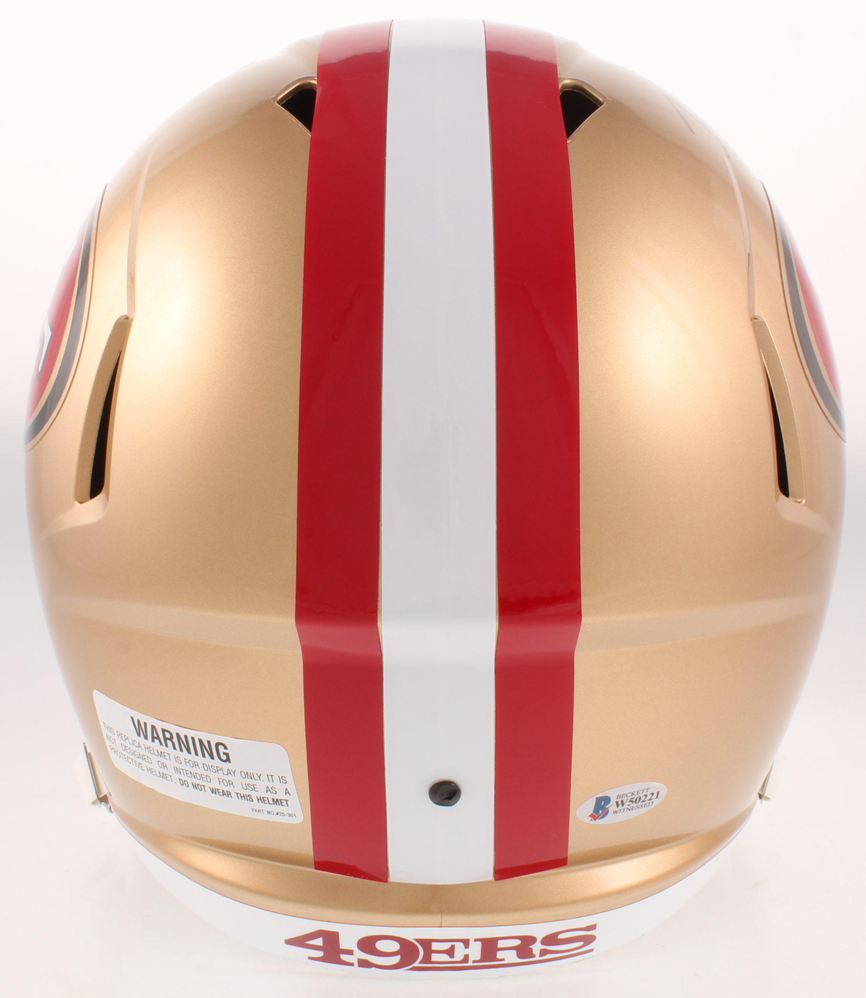 Jerry Rice Signed 49ers Full-Size Speed Helmet (Beckett COA) at PristineAuction.com Jerry Rice Signed 49ers Full-Size Speed Helmet (Beckett COA) at PristineAuction.com