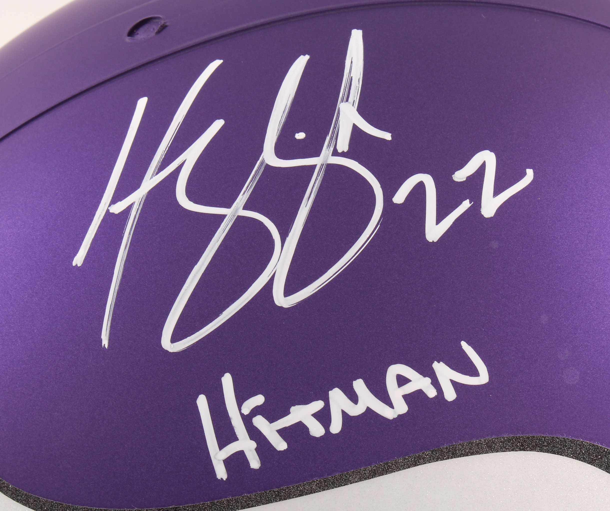 Harrison Smith Signed Vikings Full-Size Helmet Inscribed "Hitman" (Beckett COA) at PristineAuction.com Harrison Smith Signed Vikings Full-Size Helmet Inscribed "Hitman" (Beckett COA) at PristineAuction.com