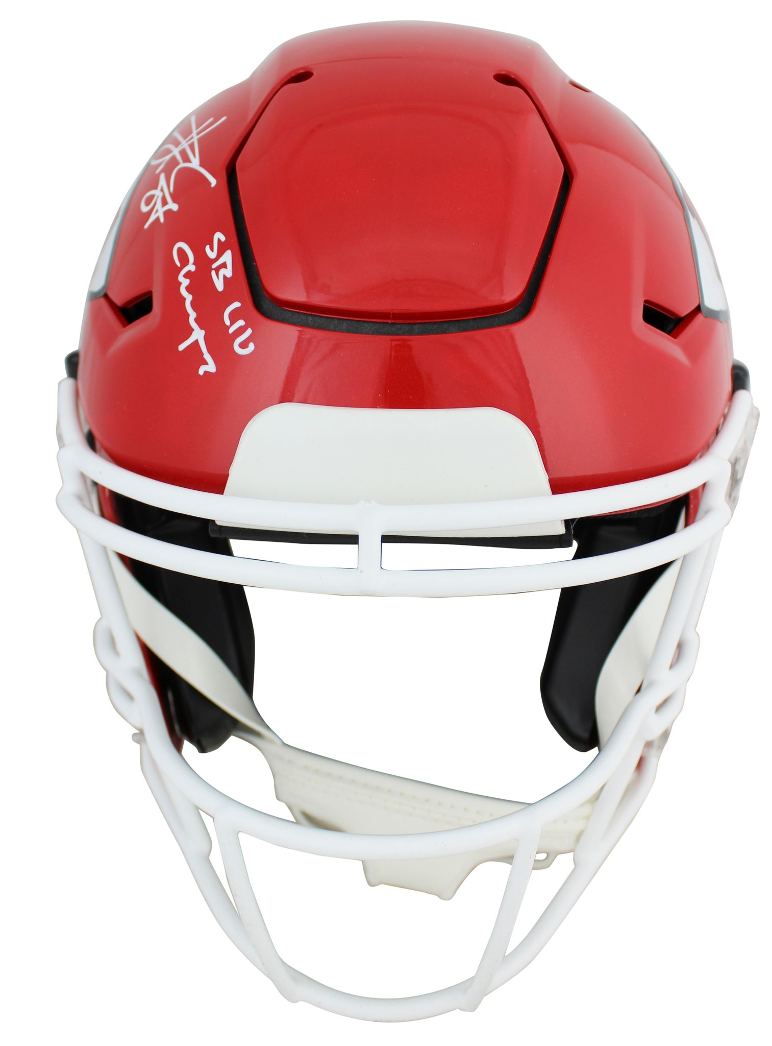 Travis Kelce Signed Chiefs Full-Size Authentic On-Field SpeedFlex Helmet Inscribed "SB LIV Champs!" (Beckett COA) at PristineAuction.com Travis Kelce Signed Chiefs Full-Size Authentic On-Field SpeedFlex Helmet Inscribed "SB LIV Champs!" (Beckett COA) at PristineAuction.com