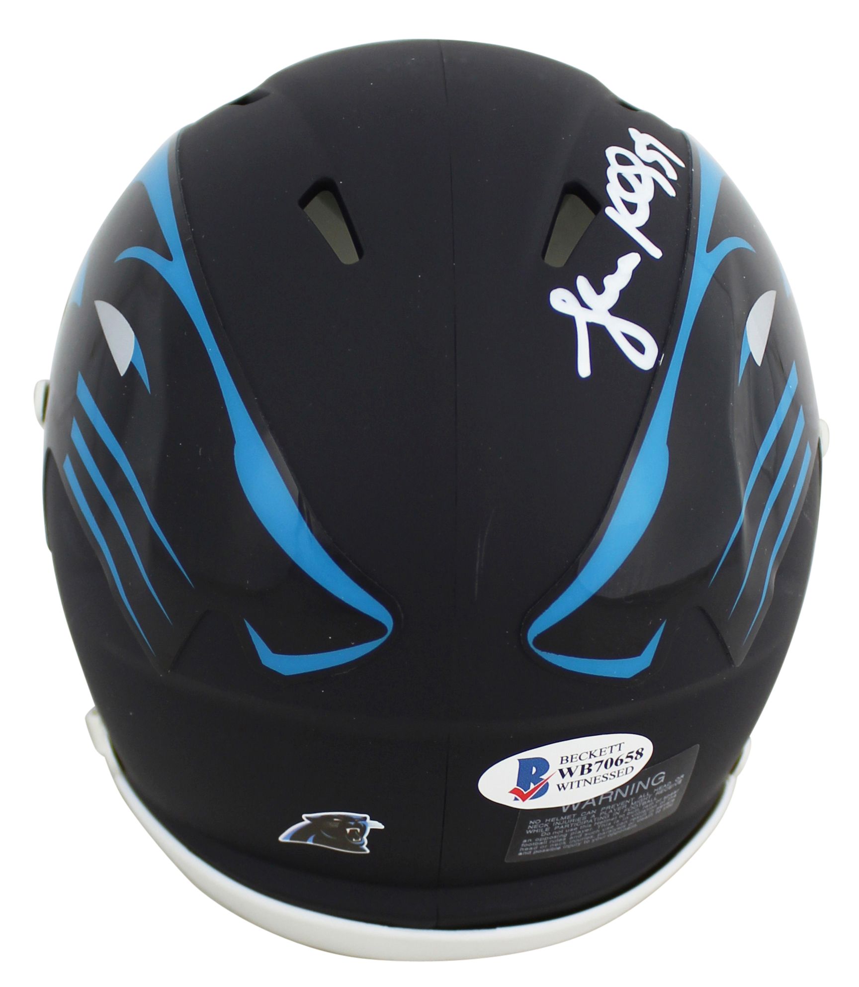 Luke Kuechly Signed Panthers AMP Alternate Speed Mini Helmet (Beckett) at PristineAuction.com Luke Kuechly Signed Panthers AMP Alternate Speed Mini Helmet (Beckett) at PristineAuction.com