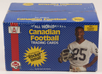1991 All World Canadian Football Trading Cards Premier Editition Card Set Boxes at PristineAuction.com