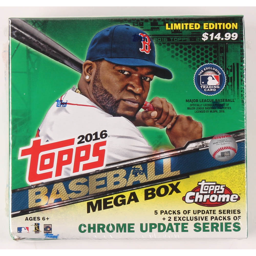 2016 Topps Chrome Update Baseball Mega Box with (7) Packs | Pristine ...