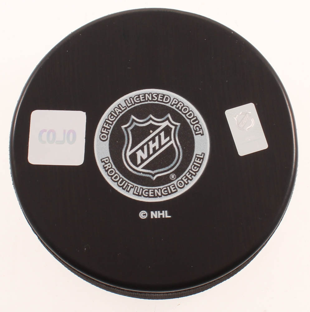 Mike Bossy Signed Islanders Logo Hockey Puck Inscribed "HOF 91" (COJO COA) at PristineAuction.com Mike Bossy Signed Islanders Logo Hockey Puck Inscribed "HOF 91" (COJO COA) at PristineAuction.com