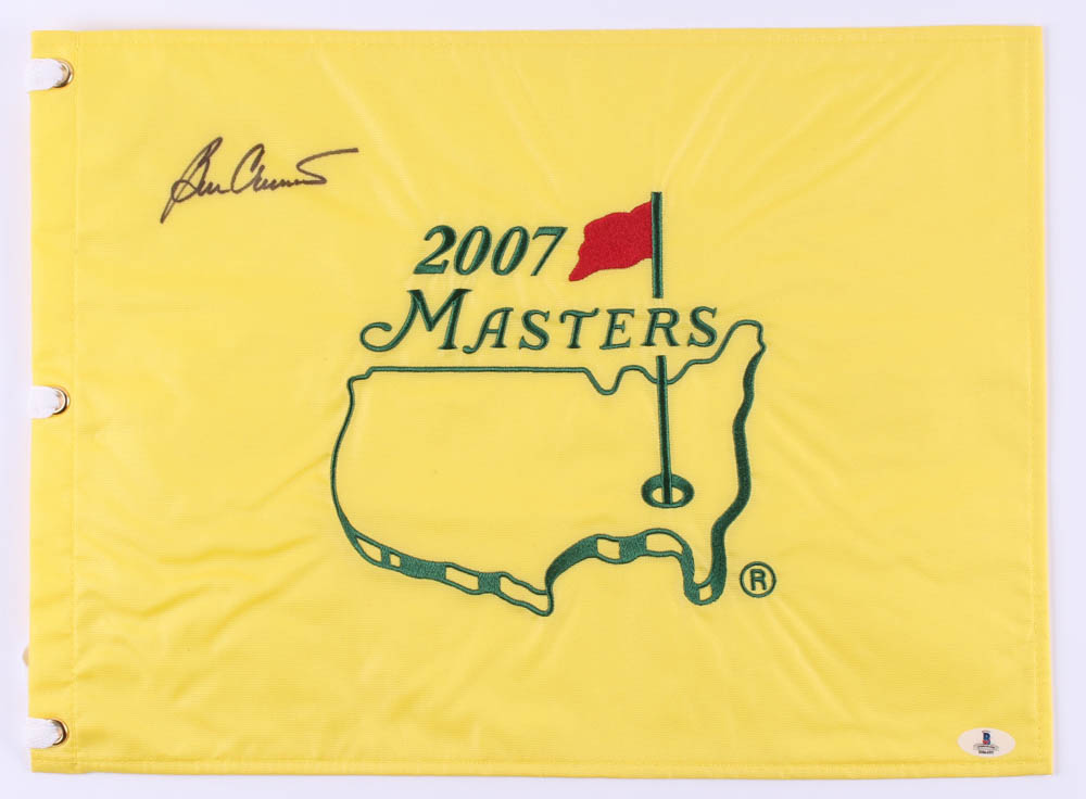 Ben Crenshaw Signed 2007 The Masters Golf Pin Flag (Beckett Hologram) at PristineAuction.com Ben Crenshaw Signed 2007 The Masters Golf Pin Flag (Beckett Hologram) at PristineAuction.com