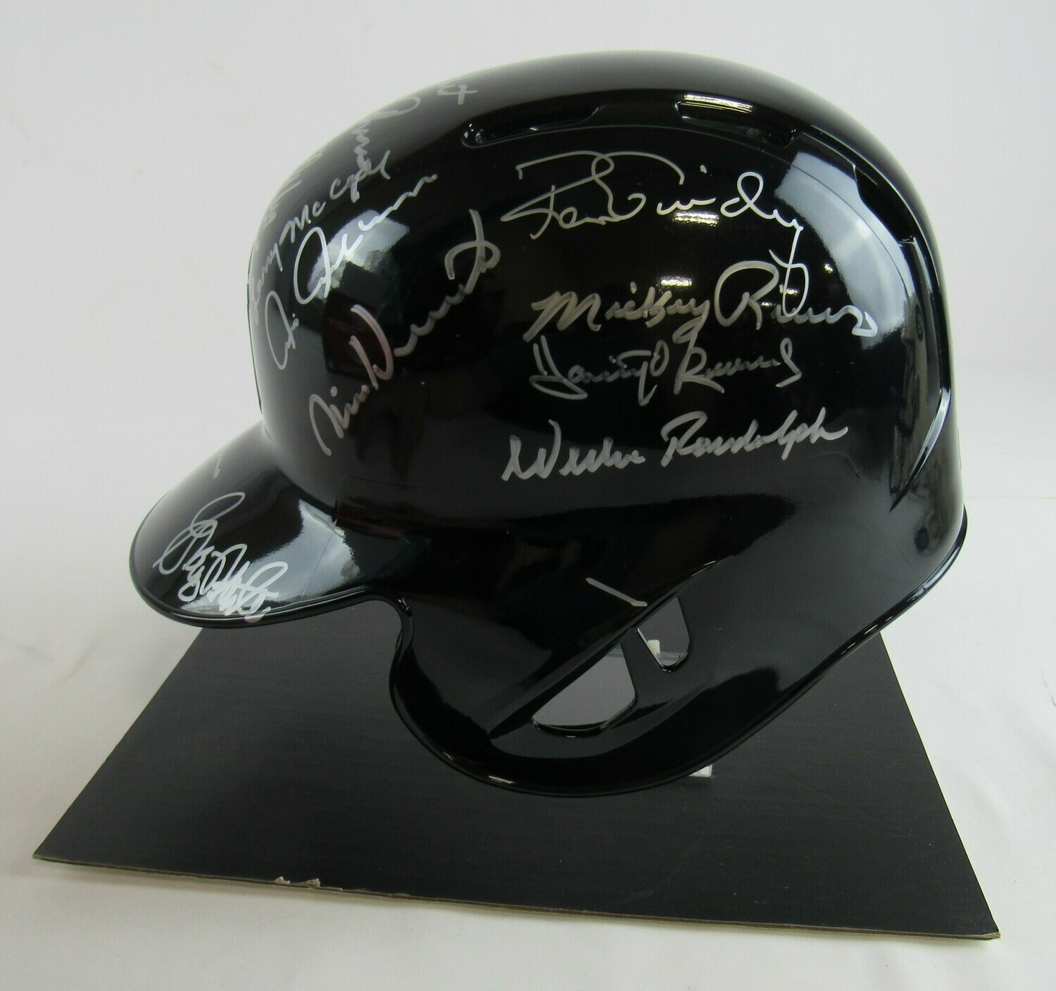 1978 Yankees Full-Size Batting Helmet Team-Signed by (21) with Reggie Jackson, Graig Nettles, Lou Piniella, Goose Gossage, Gary Thomasson (JSA COA) at PristineAuction.com 1978 Yankees Full-Size Batting Helmet Team-Signed by (21) with Reggie Jackson, Graig Nettles, Lou Piniella, Goose Gossage, Gary Thomasson (JSA COA) at PristineAuction.com