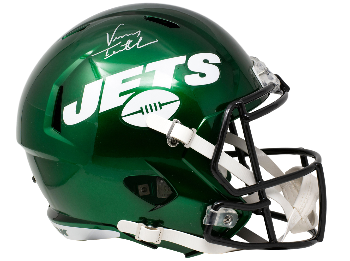 Vinny Testaverde Signed Jets Full-Size Speed Helmet (JSA COA) at PristineAuction.com Vinny Testaverde Signed Jets Full-Size Speed Helmet (JSA COA) at PristineAuction.com