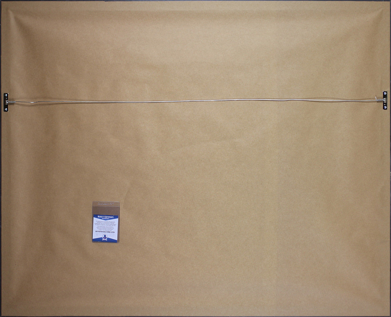 Magic Johnson Signed 35x43 Custom Framed Jersey (Beckett COA) at PristineAuction.com Magic Johnson Signed 35x43 Custom Framed Jersey (Beckett COA) at PristineAuction.com