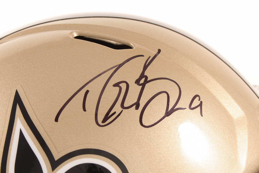 Drew Brees Signed Saints Full-Size Speed Helmet (Beckett COA & Brees Hologram) at PristineAuction.com Drew Brees Signed Saints Full-Size Speed Helmet (Beckett COA & Brees Hologram) at PristineAuction.com