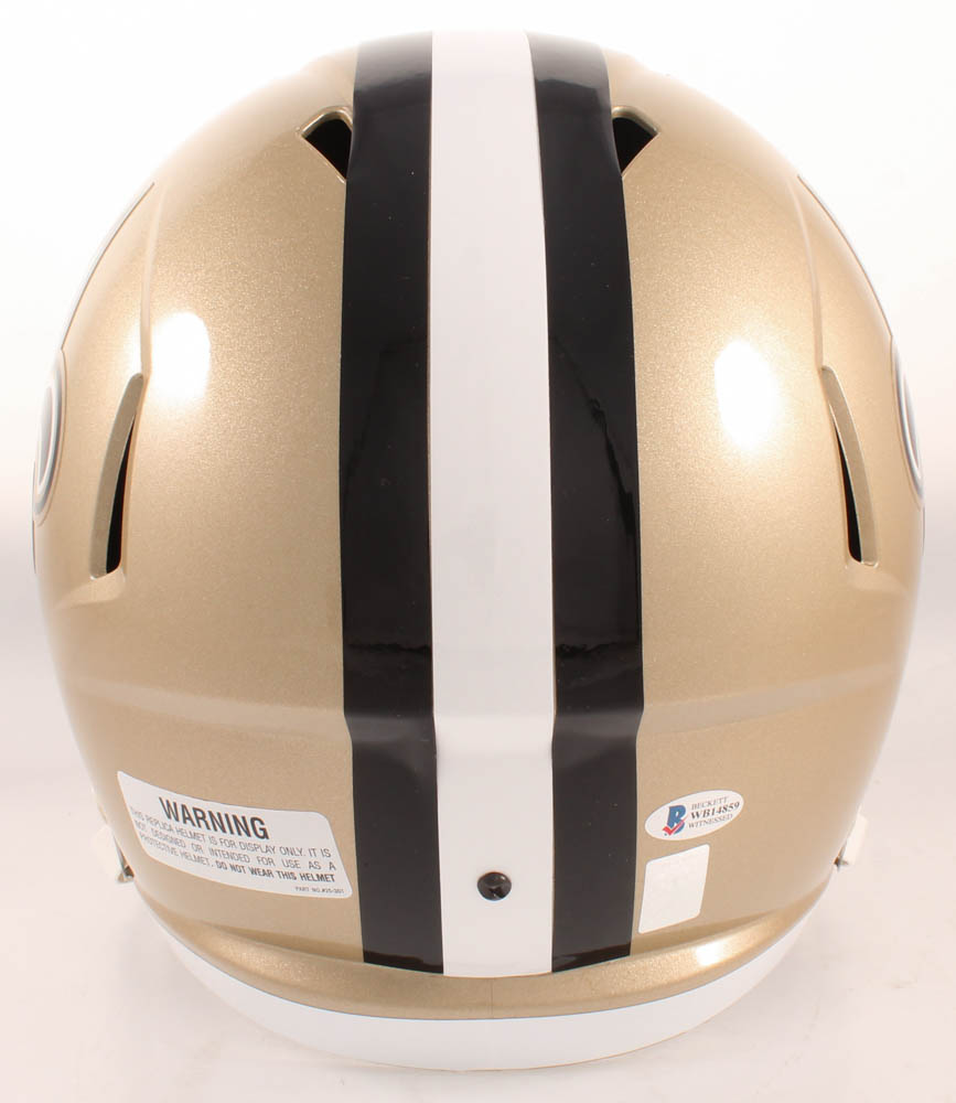 Drew Brees Signed Saints Full-Size Speed Helmet (Beckett COA & Brees Hologram) at PristineAuction.com Drew Brees Signed Saints Full-Size Speed Helmet (Beckett COA & Brees Hologram) at PristineAuction.com
