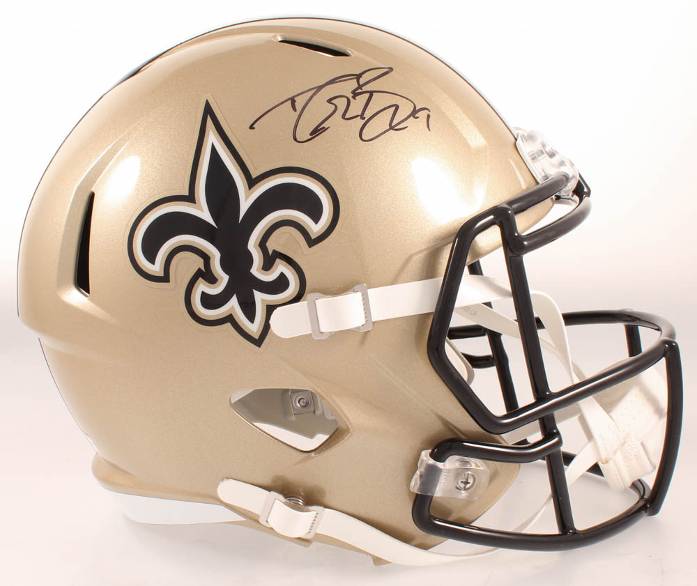 Drew Brees Signed Saints Full-Size Speed Helmet (Beckett COA & Brees Hologram) at PristineAuction.com Drew Brees Signed Saints Full-Size Speed Helmet (Beckett COA & Brees Hologram) at PristineAuction.com