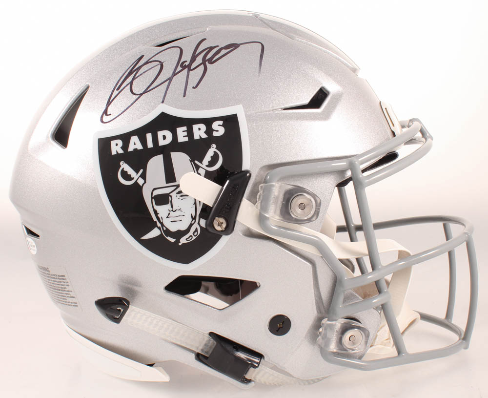 Bo Jackson Signed Raiders Full-Size Authentic On-Field SpeedFlex Helmet (Beckett COA & Jackson Hologram) at PristineAuction.com Bo Jackson Signed Raiders Full-Size Authentic On-Field SpeedFlex Helmet (Beckett COA & Jackson Hologram) at PristineAuction.com