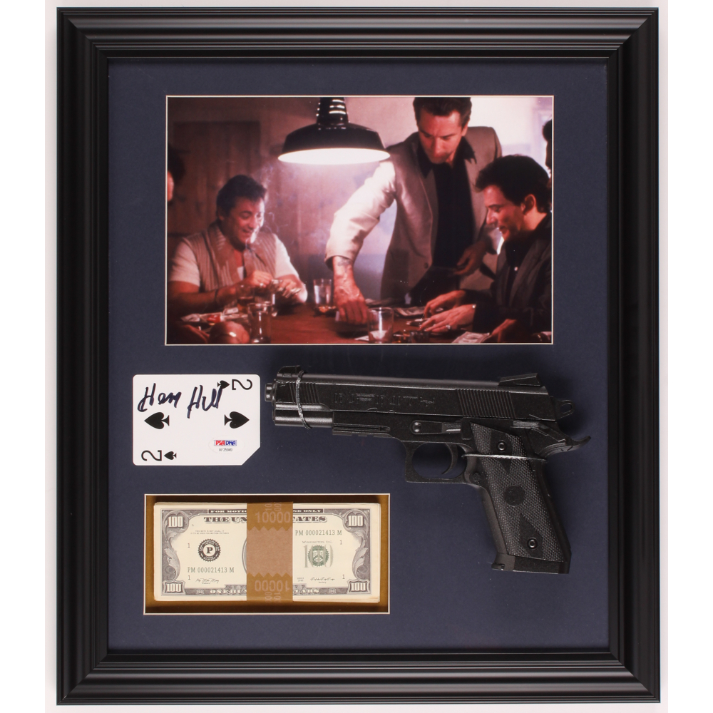 Henry Hill Signed "Goodfellas" 16.5x19 Custom Framed Playing Card