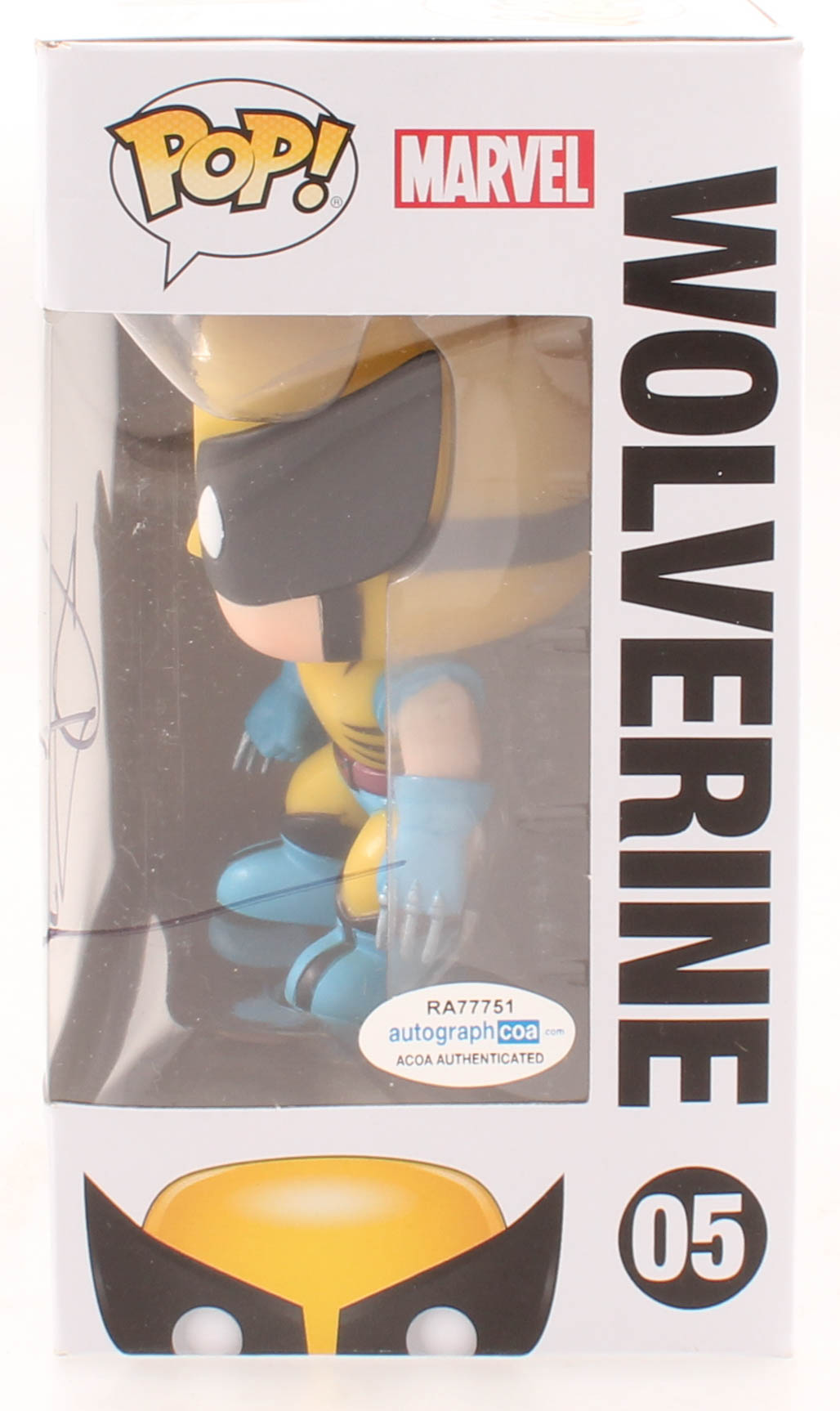 Hugh Jackman Signed "Marvel" #05 Wolverine Funko Pop! Vinyl Figure (AutographCOA COA) at PristineAuction.com Hugh Jackman Signed "Marvel" #05 Wolverine Funko Pop! Vinyl Figure (AutographCOA COA) at PristineAuction.com