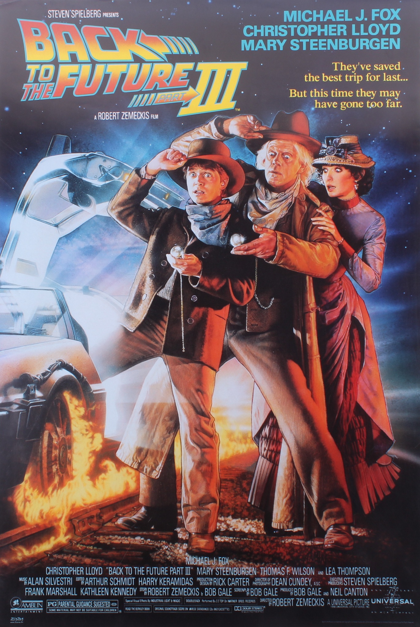 Set of (3) "Back to the Future" 27x40 Trilogy Movie Posters with Part I, Part II, & Part III at PristineAuction.com Set of (3) "Back to the Future" 27x40 Trilogy Movie Posters with Part I, Part II, & Part III at PristineAuction.com