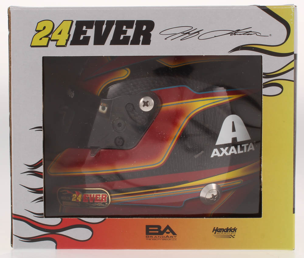 Jeff Gordon Signed NASCAR Limited Edition Axalta 1:2 Scale Mini Helmet (Gordon) at PristineAuction.com Jeff Gordon Signed NASCAR Limited Edition Axalta 1:2 Scale Mini Helmet (Gordon) at PristineAuction.com