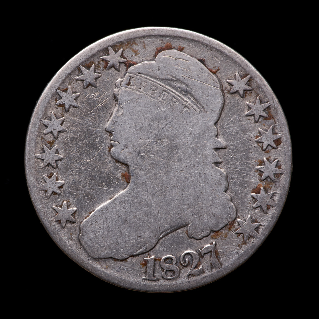1829 Capped Bust Silver Half Dollar at PristineAuction.com 1829 Capped Bust Silver Half Dollar at PristineAuction.com