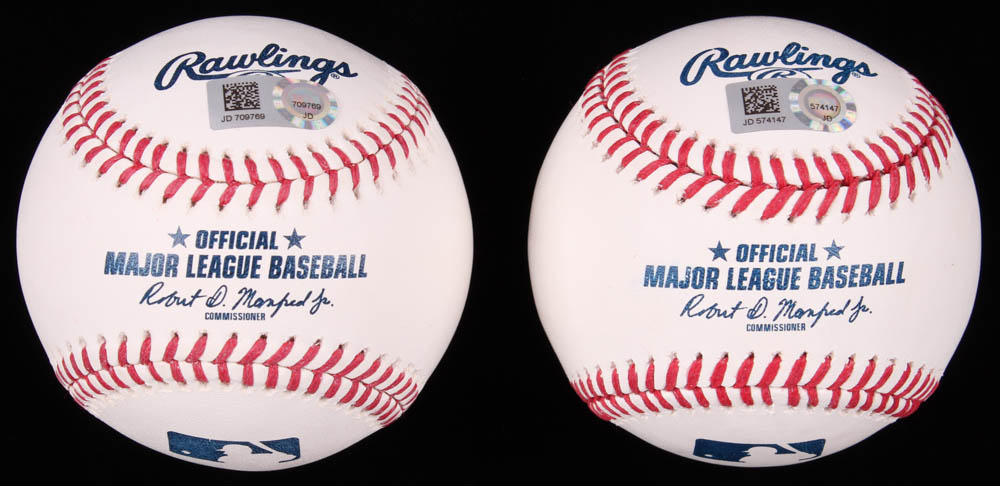 Lot of (2) Signed OML Baseballs with Jung-ho Kang & Nick Kingham (MLB Hologram) at PristineAuction.com Lot of (2) Signed OML Baseballs with Jung-ho Kang & Nick Kingham (MLB Hologram) at PristineAuction.com