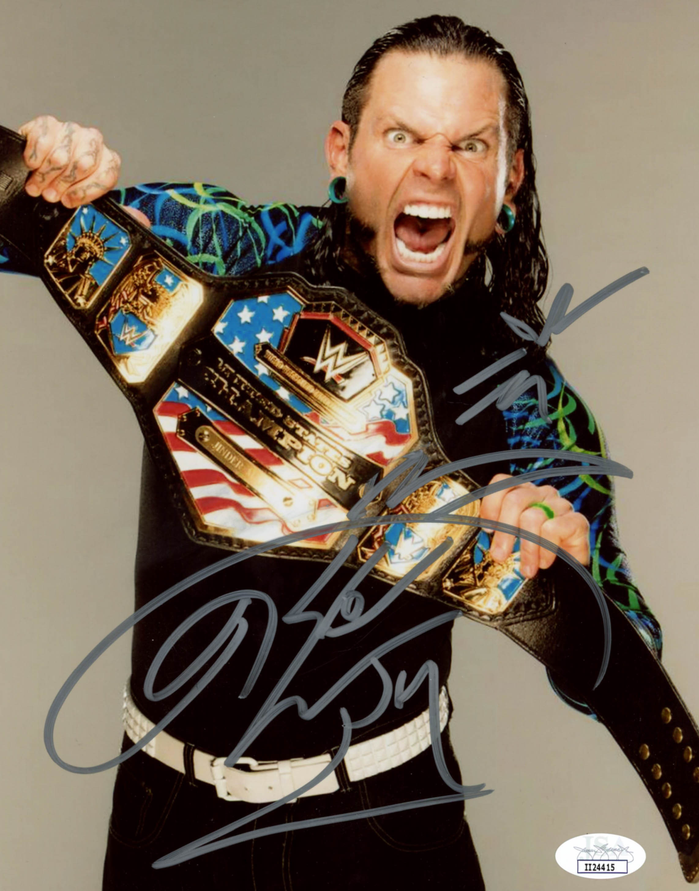 Jeff Hardy Signed WWE 8x10 Photo (JSA COA) at PristineAuction.com Jeff Hardy Signed WWE 8x10 Photo (JSA COA) at PristineAuction.com