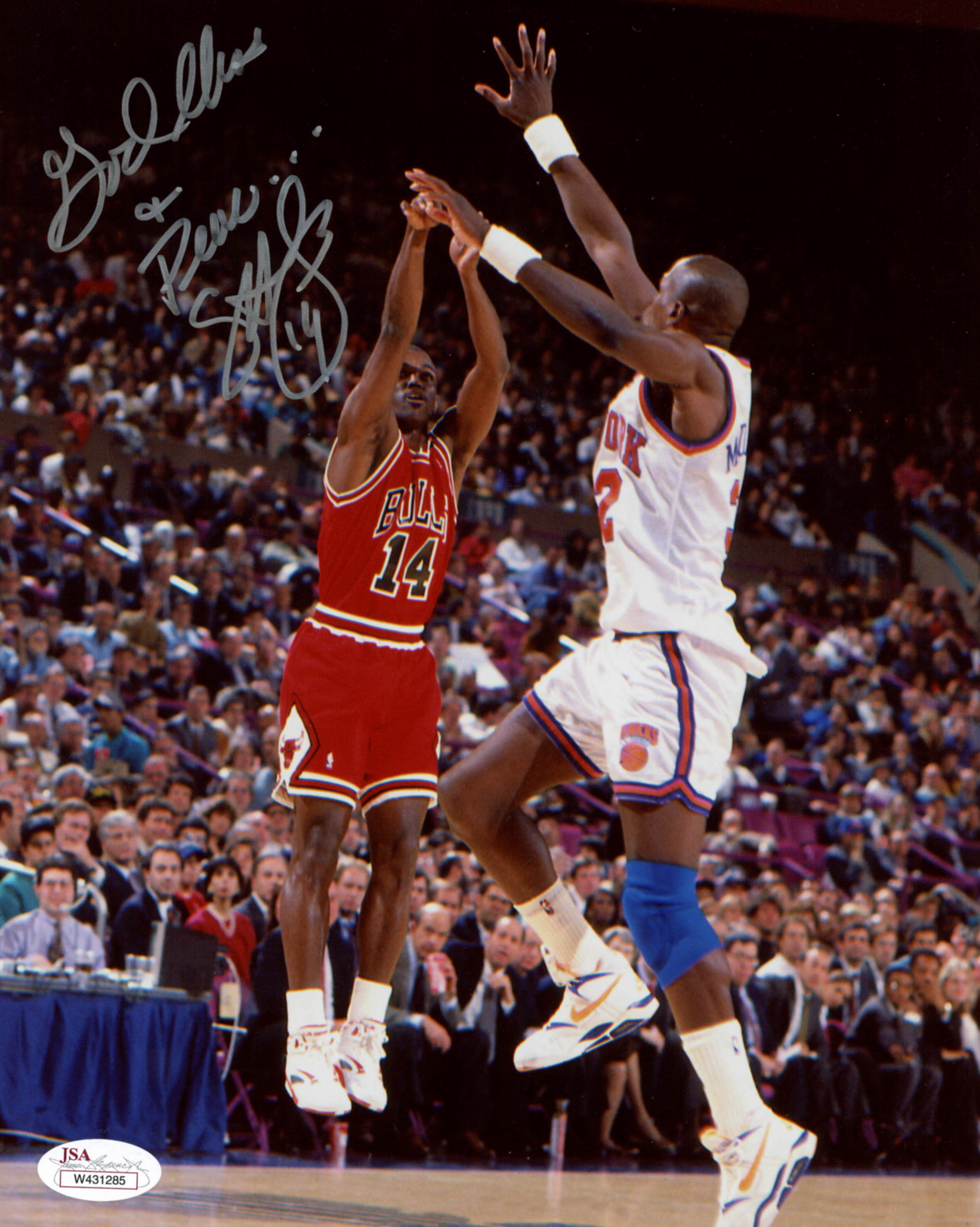 Craig Hodges Signed Bulls 8x10 Photo Inscribed "God Bless" & "Peace" (JSA COA) at PristineAuction.com Craig Hodges Signed Bulls 8x10 Photo Inscribed "God Bless" & "Peace" (JSA COA) at PristineAuction.com