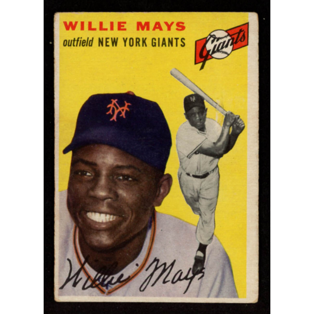 Willie Mays 1954 Topps 90 Pristine Auction
