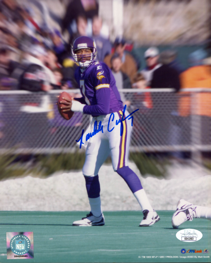 Randall Cunningham Signed Vikings 8x10 Photo (JSA COA) Pristine Auction