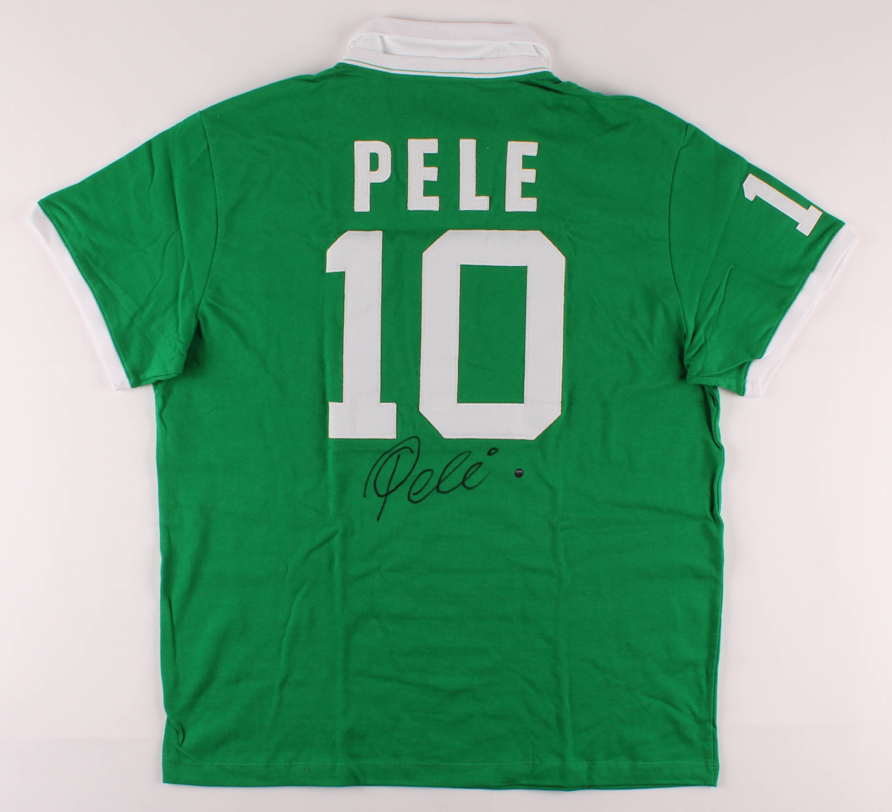 Pele Signed Cosmos Jersey (Steiner COA) at PristineAuction.com Pele Signed Cosmos Jersey (Steiner COA) at PristineAuction.com