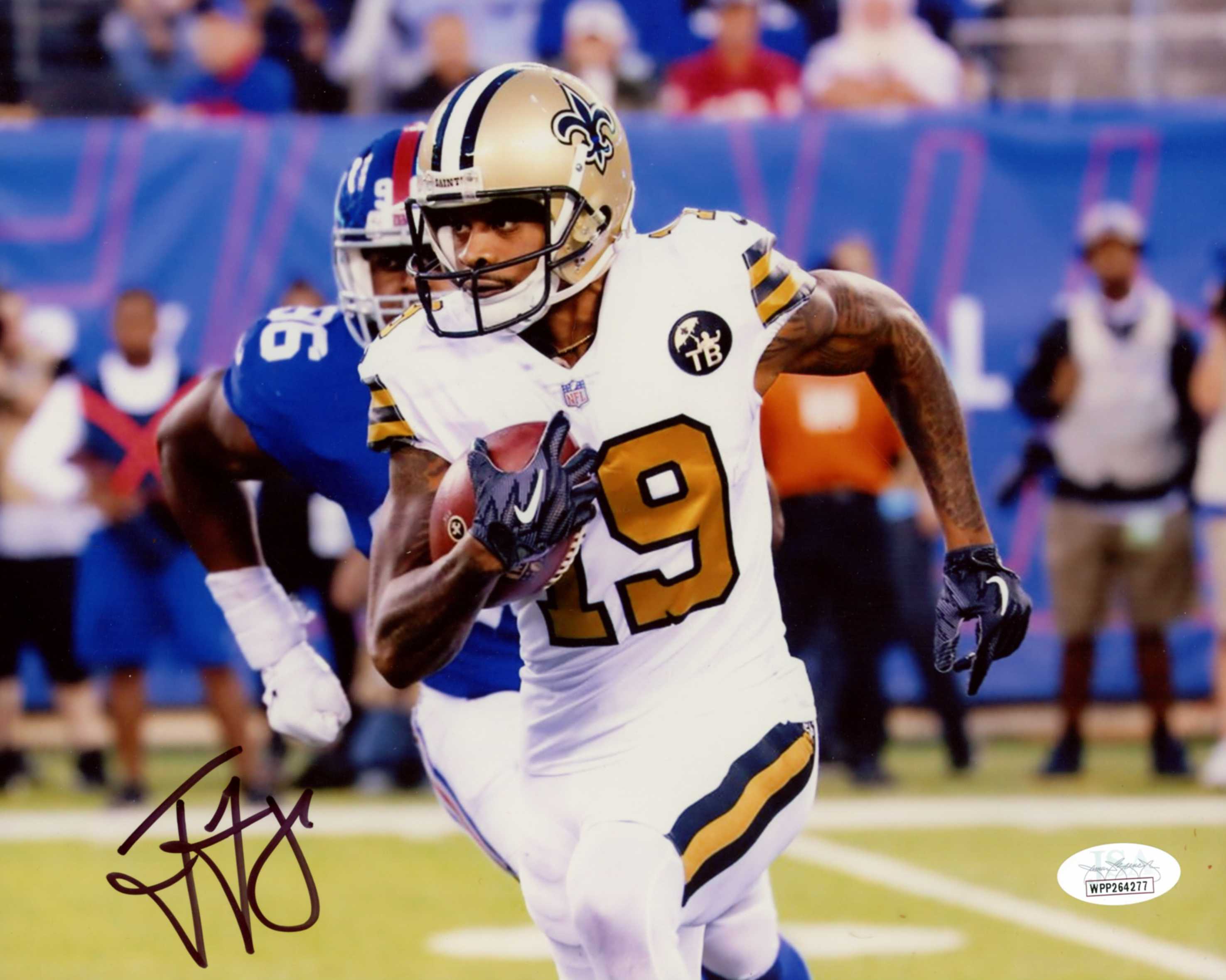 Ted Ginn Jr. Signed Saints 8x10 Photo (JSA COA) at PristineAuction.com Ted Ginn Jr. Signed Saints 8x10 Photo (JSA COA) at PristineAuction.com
